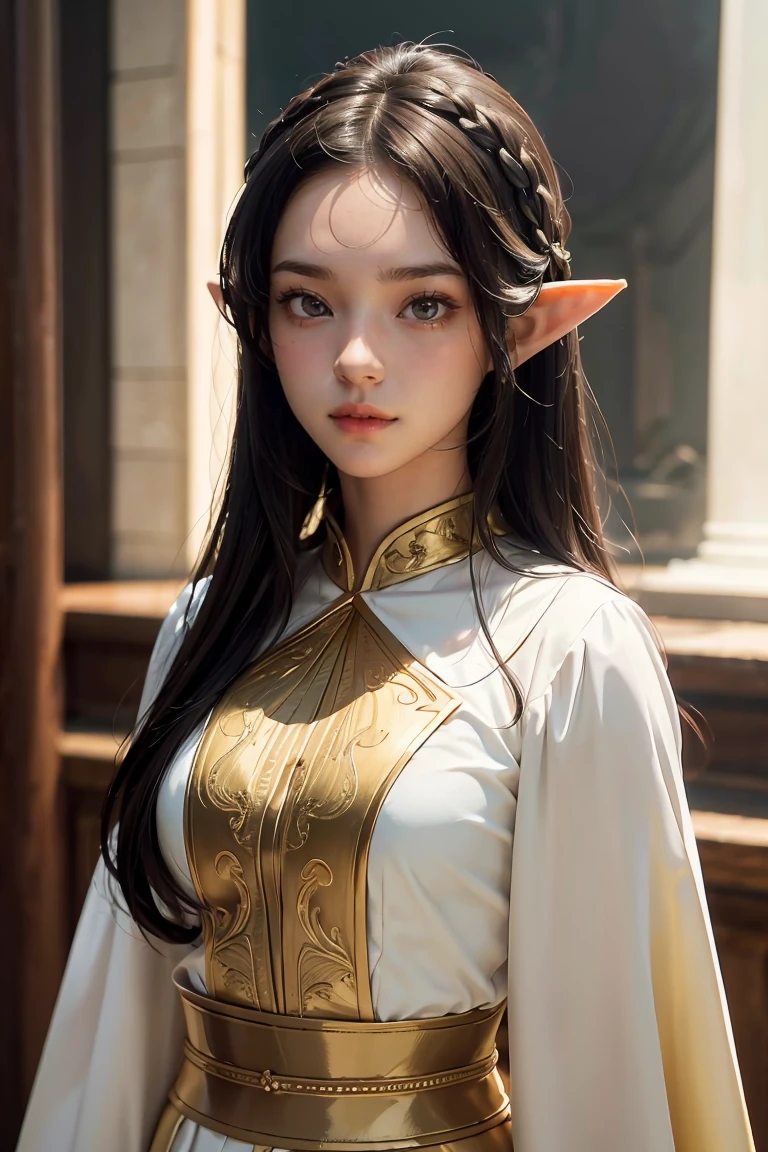 Elf, tidy traditional Thai dress Suits
(Masterpiece: 1.3), (8K, Photorealistic, High-Quality: 1.4), Elf, (Cherprang BNK face), (Noble hairstyle), Realistic Elfin eyes, Detailed Elfin features, High resolution, Ultra-realistic, High detailing, Golden ratio, (Detailed Face: 1.2), (Enthralling to behold), (Masterpiece), (Best Quality), (Ultra-detailed, Finely detailed), High resolution, Composition of the whole body, High collar formal suits, Natural Color Lip, (Photorealistic, Realistic, Independent