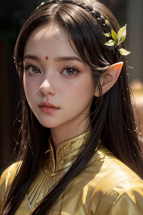 Elf, tidy traditional Thai dress Suits
(Masterpiece: 1.3), (8K, Photorealistic, High-Quality: 1.4), Elf, (Cherprang BNK face), (...