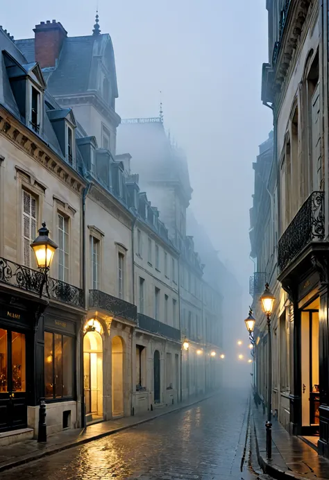 Invite : Au milieu d'une ville victorienne enveloppée de brouillard, des détectives découvrent des indices dans le style clair-o...