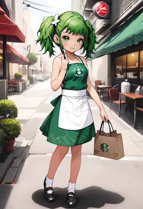 score_9, score_8_up, score_7_up, score_6_up, BREAK 1GIRL,TATSUMAKI,STARBUCKS,APRON,NUDE,J7W,
