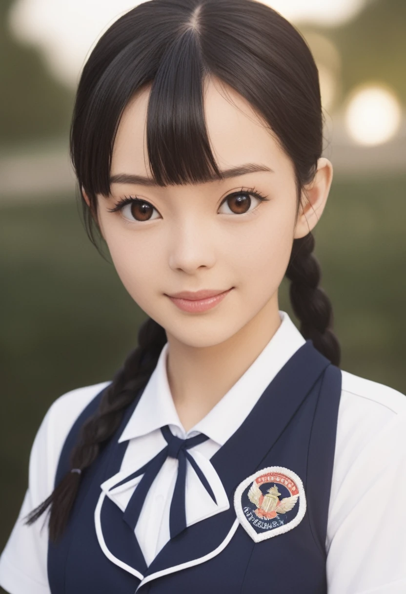 (masterpiece, best quality:1.2), 8k, official art, raw photo, incredibly absurdres, (sailor uniform, serafuku:1.0), 15 years old,highschool student,beautiful girl, pretty face, arch back, close up, , short sleeve, gardenia, violaceaess, (short ponytails:1.3),teen, classroom, looking at viewer, no makeup, film grain, chromatic aberration, sharp focus, facelight, dynamic lighting, cinematic lighting, detailed eyes and face, bokeh background,(cowboyshot:1.3),(small brests:1.2),(skinny:1.2),(smile:1.2),(school swimsuit:1.0),(fullnude:1.0),(show pussy:1.4),(bottomless:1.6),