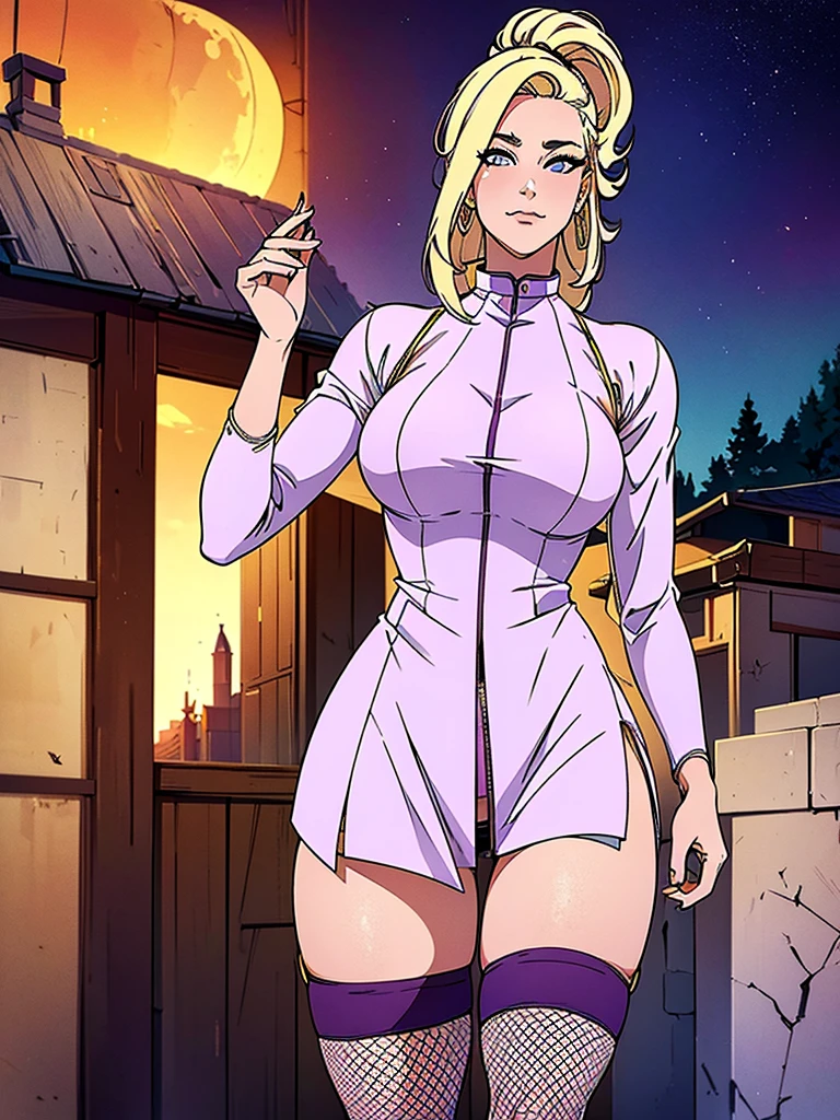 solo una chica,mejor calidad, 4k, Alta resolución, vestido con el cuerpo pegado, sonrisa perfecta, espléndido, piel blanca, cara de ahegao(hentai cara) , pelo rubio, Vestir de morado (Violeta) vestido bodystuck con mangas largas y bordes blancos, Usando traje bodycorn(Violeta colour), la ropa está pegada al cuerpo, usando falda corta y ajustada, y acecho en red,1 chica, solo, mirada seductora, elegancia y encanto, (obra maestra, mejor calidad, Alta resolución), mirando al espectador, de pie, (intrincado y hermoso:1.2), (luz detallada:1.2), (luz tenue, luz lateral), (Alta resolución textures) , sosteniendo la correa en la mano(correa de cadena), exterior, chica birmana, wearing espléndido jewelary, usando arnés sobre el traje ,exterior background, Luz de sol, atractivo, sexy, maduro y caliente, joven,(obra maestra:1.3), (desestructurado:1.3), (de la máxima calidad:1.3), anatomía perfecta, cara detallada, vista frontal, manos derechas perfectas, mirando al espectador, (Súper detallado:1.3), (mejor sombra:0.7), (cabello tratado), Ojos finos, Ojos bonitos, joven aged woman, alone, de pie, pendientes de cristal,cerrado_boca, , exteriors,Muslos gruesos, arrogant face, pequeño 