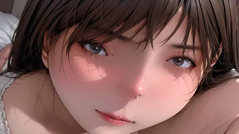Close-up portrait of a woman, Capturing hyper-realistic details, The resolution is 16K. Emphasis should be placed on the intrica...