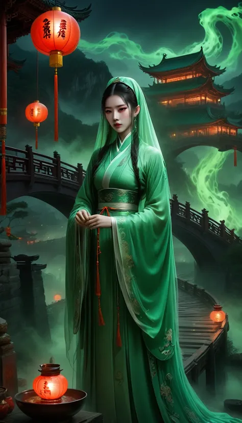 Unforgettable Chinese Ghost Stories, Weird Chinese architecture, Qixi Festival, Green Ghost Soup, Munpo Bridge, Noodle Soup, Esc...
