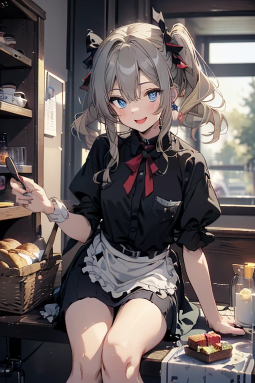 (perky chest:1.2), (pointed chest:1.2),(((Black Tunic:1.3))),(((cakes and bread in the basket),Cute and beautiful girl,Cute round face,Cute smile,with blush cheeks,Red Lip,a girl 22 years old, nsfw:1.2, beautiful body:1.3), shinny skin, BREAK, ((alice in the wonderland:1.3, cute, kawaii, lovely, funny, a girl falling down from sky:1.3, girl flying in sky:1.2, girl floating in air:1.3, rolling upskirt by wind:1.5, (with sparkling eyes and a contagious smile),open mouth, Looking at Viewer, surprised, putting hands on crotch over the skirts:1.35)), BREAK, ((floating things as follows:1.3, PlayingCards, Trump, tea cup, tea pot, tea spoons, pocket watch:1.3, lip sticks, candies:1.2, cookies, jam bottles, classical door_keys)), ((long purply_Blue dress :1.5, wearing long flaired skirt:1.3, the skirt is blowing:1.3, cute White Apron, black stockingedium long platinum-blonde hair:1.2, twin tail hair:1.6, tied hair with a cute ribbon), (Blue eyes, bright pupils with highlights, detailed eyes), (lying down on your back:0.7, spreading legs with rising up straight:0.7), sexy posture, fantastic colorful art, (fantasy art:1.2, wondered images), ((correct anatomy:1.5, perfect anatomy:1.3, correct hand, )),
