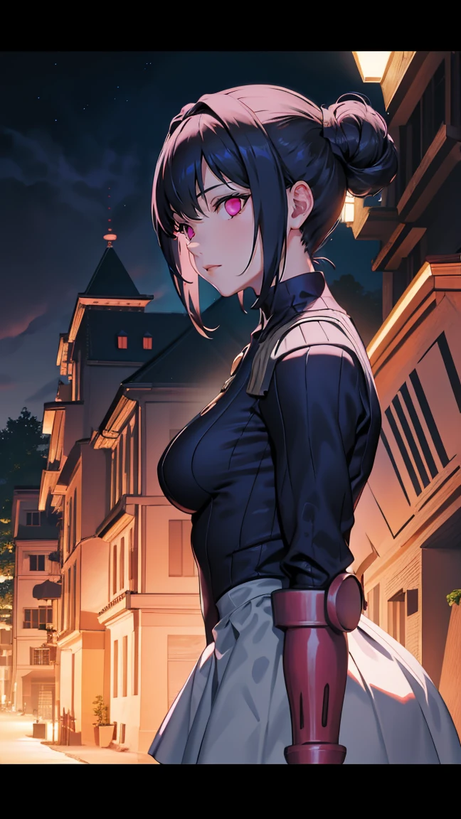 1 girl, NSFW, collarbone, absurd, brainwashed, combatant, hollow eyes, ((purple glowing eyes 1.5))( big breasts ), expressionless, emotion removed, ((black shadow suit)), looking away, full body shape, ((standing up, saluting)), (highest quality, 4k, 8K, high resolution, required:1.2), ultra detailed, (real, it looks real, looks real:1.37), ticker, hyper hd, studio lighting, ultra fine paint, sharp focus, physically based rendering, extreme detail, professional, vividness and color, blurry, sports portrait, landscape, horror style, anime big breasts, sci-fi, photography, concept artist, five fingers, perfect body, {{{masterpiece}}}, {{{best quality}}}, {{ultra detailed}}, {{shape}, {{very delicate and beautiful}}, value for money, all roles, Canon 5D  MK4 Photo, Photo, Magical Girl