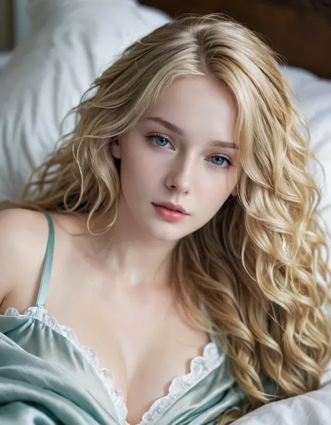 blonde girl, alone, (25 years old:1.3), beautiful lady, (blonde extra long wavy hair:1.3), detailed face:1.2), ((detailed face f...