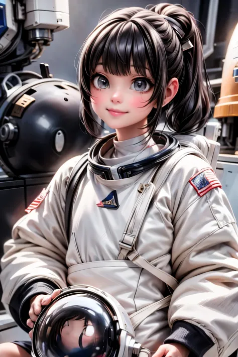 an astronaut girl