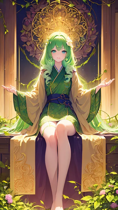Name: Sakura-Megumi
Element: VERDANTHIA
Description: A gentle and graceful guardian of the forest, Sakura-Megumi is known for he...