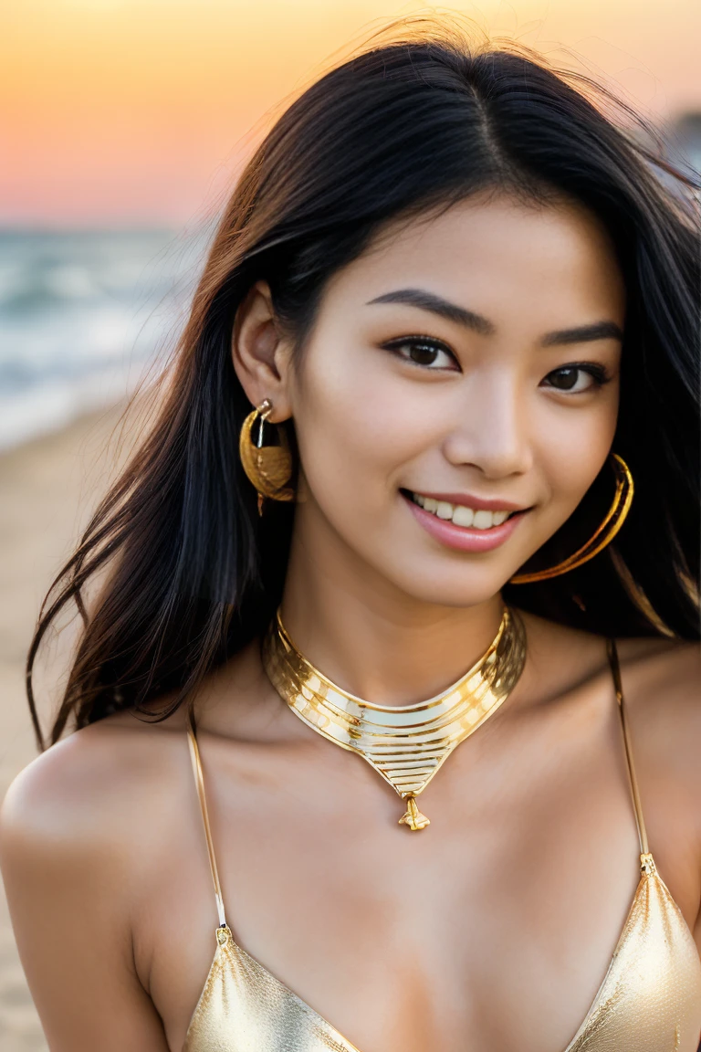 gute Hände, besten Hände, Arafed Frau mit langen schwarzen Haaren mit tiefblauen Highlights am Strand, Fließendes schwarzes Haar, mit schwarzen Haaren, Foto einer schönen Frau, long Fließendes schwarzes Haar, schwarz goldenes Haar, lockiges schwarzes Haar, schöne junge asiatische Frau, schöne asiatische Frau, wildes rotes Haar, schwarzes dünnes Haar, hellschwarze Haare, Eine junge asiatische Frau, eine asiatische Frau, INFP junge Frau, Porträtfoto einer 24-jährigen Französin im RAW-UHD-Format (braunäugige Frau), Einzelheiten (Texturen! , Haar! , glistering, Farbe!! , Unvollkommenheiten: 1.1), DSLR-Beleuchtung, SLR camera, Ultra-Quazündetey, Schärfe, Filmkorn (Innenstadt), Fujifilm XT3, Kristallklar, Rahmenmitte, schönes Gesicht, ((scharfer Fokus)), bokeh (zündete), Tageszeit, (offener Himmel), detaillierte Hautporen, fettige Haut, Sonnenbräune, komplexe Augendetails, schönes Gesicht, ((lächelnd)), (((straddle spzündete))) , (((front spzündete))), (((Goldschmuck))), Ägyptischer Stil (((Ägyptischer Stil golden bikini))), Nicht für die Arbeit geeignet, ((Arme nach oben))), ((Hände im Nackenhaar versteckt)), (((sehr kleine identische Ohrringe)))