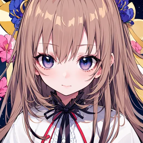 ((highest quality)), ((masterpiece)), (detailed), one girl,tanabata, face close-up