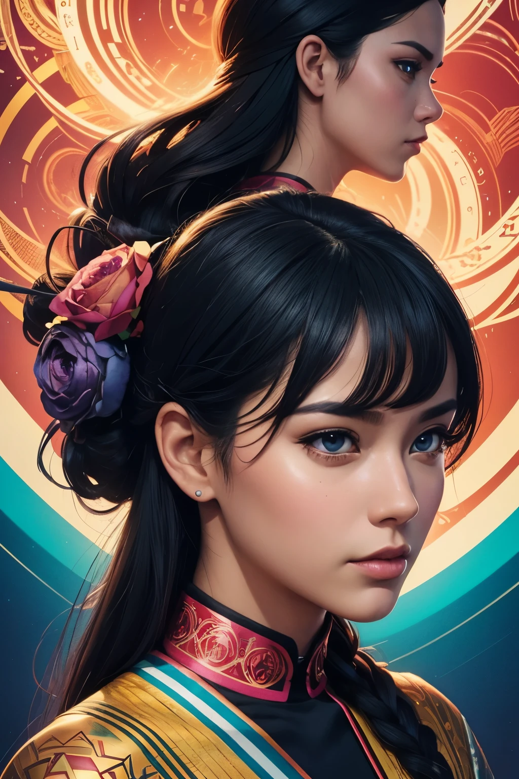 upgrade of ideas, surreal, vibrant colors, tristan eaton, victo ngai, artgerm, rhads, ross draws, hyperrealism, intricate detailed risograph details, 8k resolution, gouache on canvas, trending on artstation, concept art, smooth sharp focus
