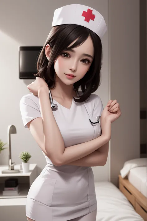 (masterpiece,ultra-detailed,best quality,8K,CG,illustration,shaved:1.0),(1girl:1) 、Dark Room、bedroom、Sexy gestures and faces、Sex...