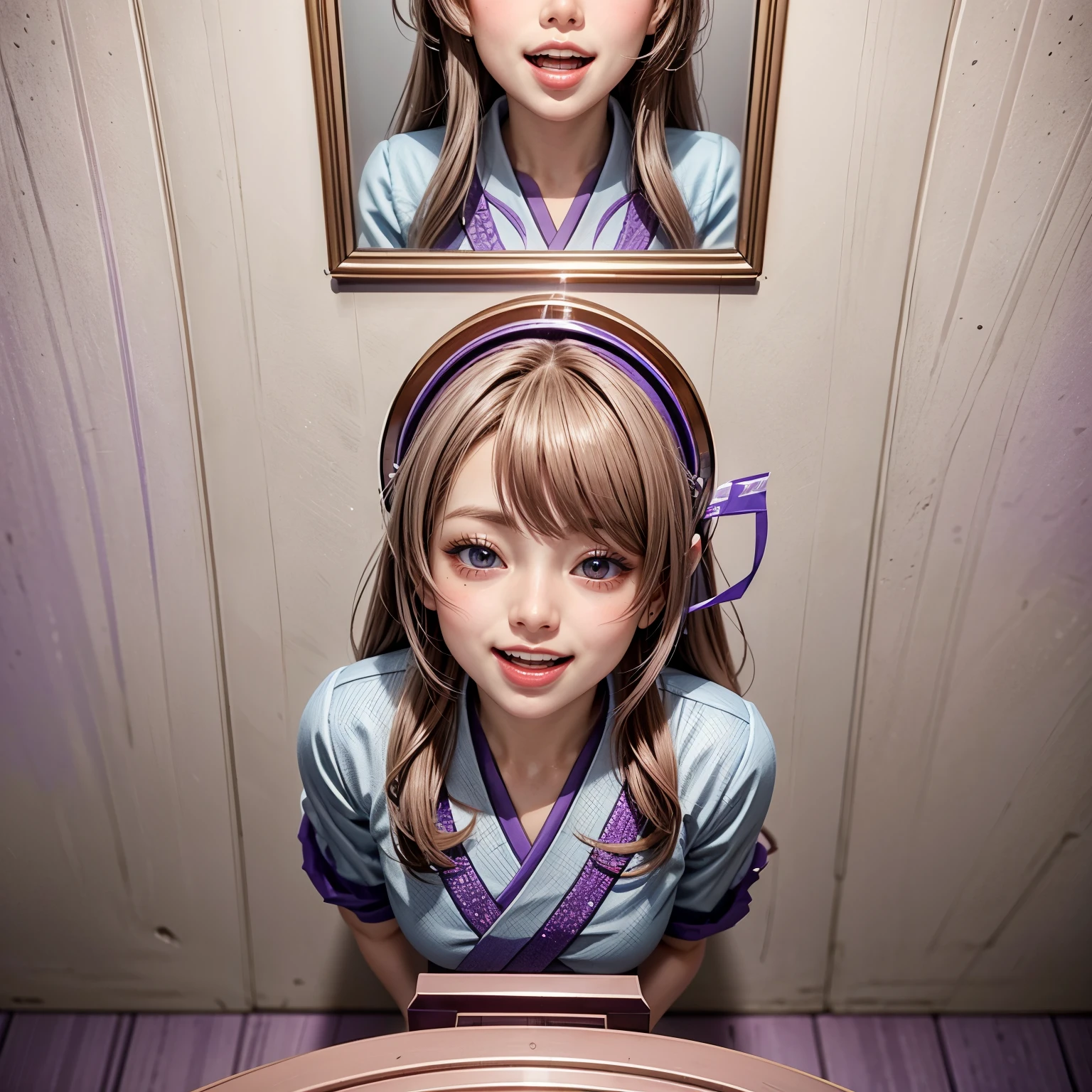 (Through wall, Glory wall pose:1.2), SchoolGirls wearing uniforms, RedRibbon, PUNIPUNI Radiant PearlSkin with Transparency, no legwear, PriceTags NamePlate . (Character concept art:1.37), Different types of hair colors, (((NOGIZAKA face variations)))  Extremely Detailed very KAWAII face variations, perfect anatomy, Childish CaptivatingGaze Elaborate Pupil with (sparkling highlights:1.2), DoubleEyelids with Detailed[Voluminous LongEyelashes], Small GlossyRedLips with BeautifulDetails, CoquettishTongue, PUNIPUNI RosyCheeks  { (Dynamic Joyful Expressions LifeLike Rendering:1.4) | (:d) }, (large eyes:-1) . (Acutance:0.8) NSFW_MouthGloryHole_ownwaifu (Assfocus)