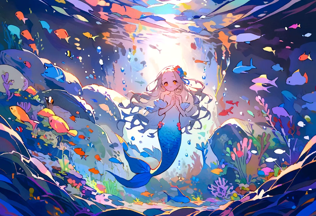 mermaid、aquarium