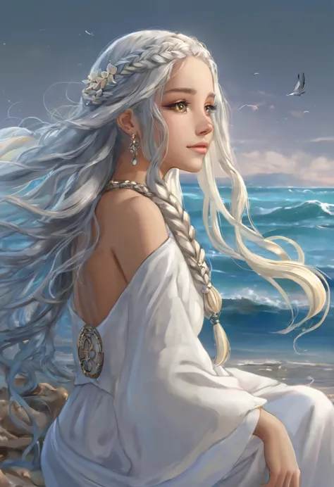 name: mariana description: mariana is a mysterious woman who sits by the ocean, her long white hair flowing gently in the sea br...