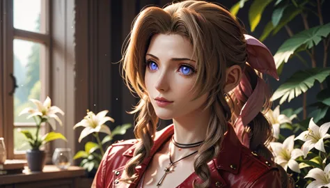afterglow,Purple Eyed Aerith,no pupils