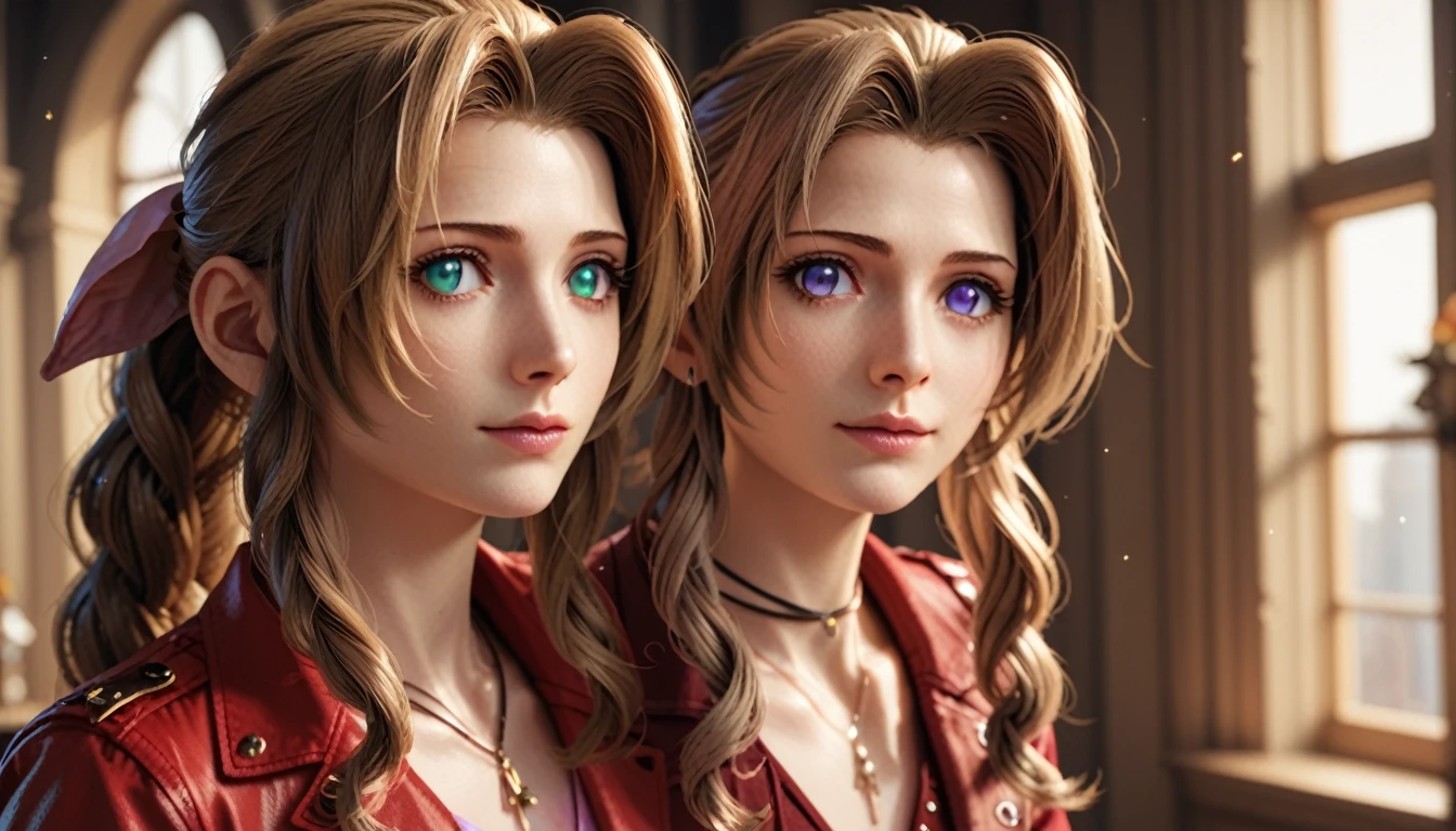 afterglow,Purple Eyed Aerith,no pupils