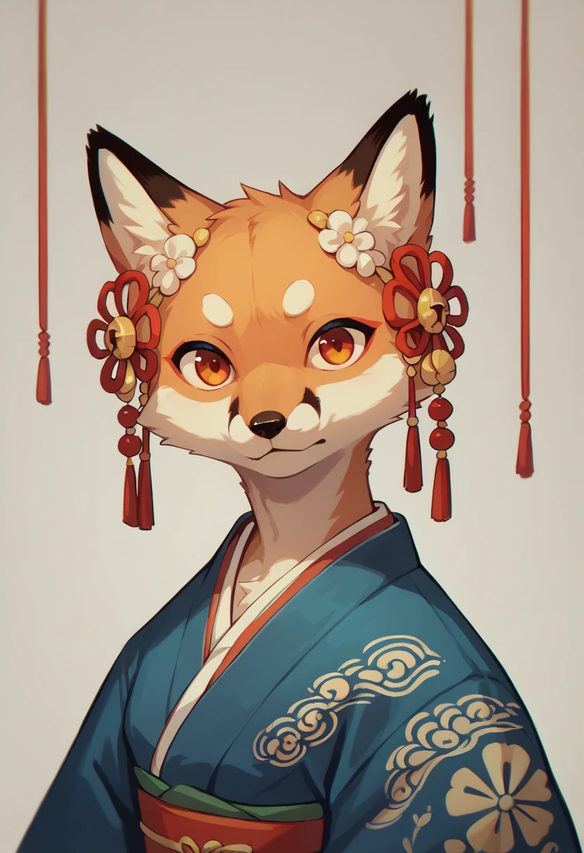 Top quality, Ancient Chinese beauty, Absurdities, Perfect anatomy, Kimono, Just focus, Antho furry, Fox facial features, Features of the fox&#39;s body, The body fur is highly detailed, Full body, Dance position, Have sex ,Nakedness 