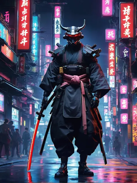 A ronin, augmented with cybernetic enhancements, wanders through the dark underbelly of a cybernetic Yakuza underworld. Clad in ...