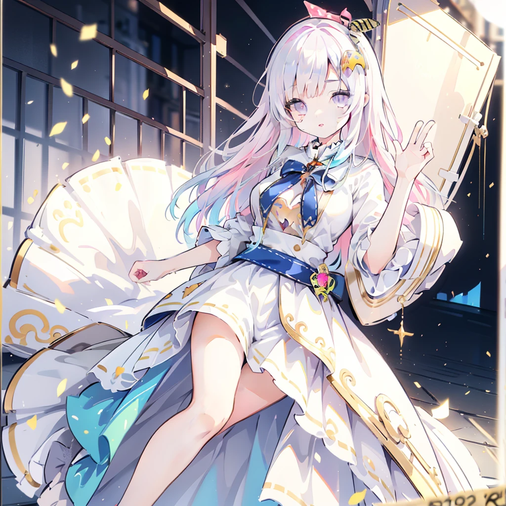 Cute anime girl in beautiful clothes, Azure Lane style,anime goddess,Anime style 4k, Perfect body, Perfect big breasts,((best quality, 8K, masterpiece :1.3)),White，((best quality, 8K, masterpiece :1.3)),anime stlye,character design,full body,outfit design,cute, royal，Large Breasts，Punk style