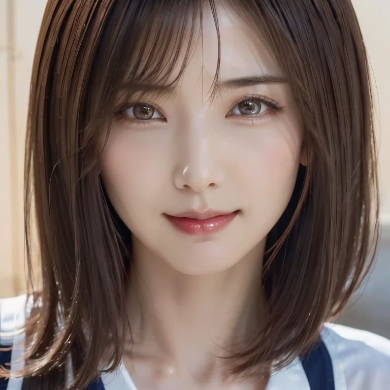 (((True Beauty))), RAW Photos, Black Hair、folder、Round eyes、False eyelashes、Straight hair, Wavy Hair、correct、Deep Red Lipstick、Striped Hair、Brown Hair、Blue Hair、(Gradient Hair)、Asymmetrical Hair、Hair behind the ear、Crossed bangs、Long Hair、((お尻までLong Hair))、Long Hair、Straight bangs、Smooth, Silky Hair、Hair up on one side、とんでもなくLong Hair、Light brown eyes、Ring Eye、Round eyes、Wicked Smile、A light smile、Cast a Shadow、(Extraordinary presence)、Atmospheric perspective、Backlight、Exposure、Lens flare、、最high quality、超High resolution、超High resolution、Very realistic, masterpiece、correct、Textured skin、high quality、最high quality、Awards、32k, 髪のfolder、Crafty、（Close your eyes and smile）、Embarrassed laugh、Redness in the ears、correct、Subjective、Shine、360° View、Very detailed、超High resolution、解剖学的にcorrect、masterpiece、Accentuate your breasts、High resolution、High detail、Long eyelashes、A slight blush、Compensate, (((Full Body Shot)))、（Hands on hips）、Seductive pose、Shooting from a distance、Different angles of view、Eye height 、Nikon