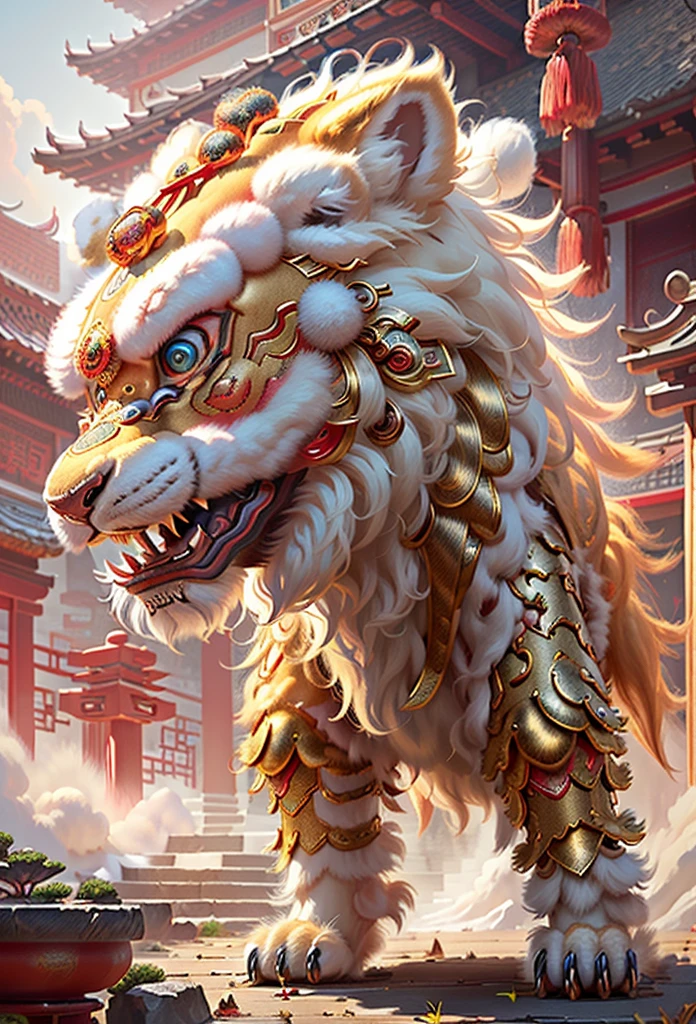 Traditional Chinesischer Löwentanz,Chinesen wecken den Löwen,Chinesischer Löwentanz,Golden fur,süß pelzig,Wunderschönes und detailliertes digitales Kunstwerk,süße digitale Malerei,4K hochdetaillierte digitale Kunst,Hohe 8K-Qualität, detaillierte Kunst,niedliche detaillierte Kunstwerke,digitales Gemälde mit vielen Details,entzückende digitale Kunst,Anspruchsvolle digitale Kunst,Löwe detailliert,hochdetaillierte digitale Kunst。 (Meisterwerk+beste Qualität+hoher Detailgrad), Eine wahre Darstellung preisgekrönter Fotografie+Reproduzieren Sie die besten visuellen Effekte, perfekter Schuss, Holen Sie sich auffällige Filmplakate! klarer Fokus, Tiefenschärfe。