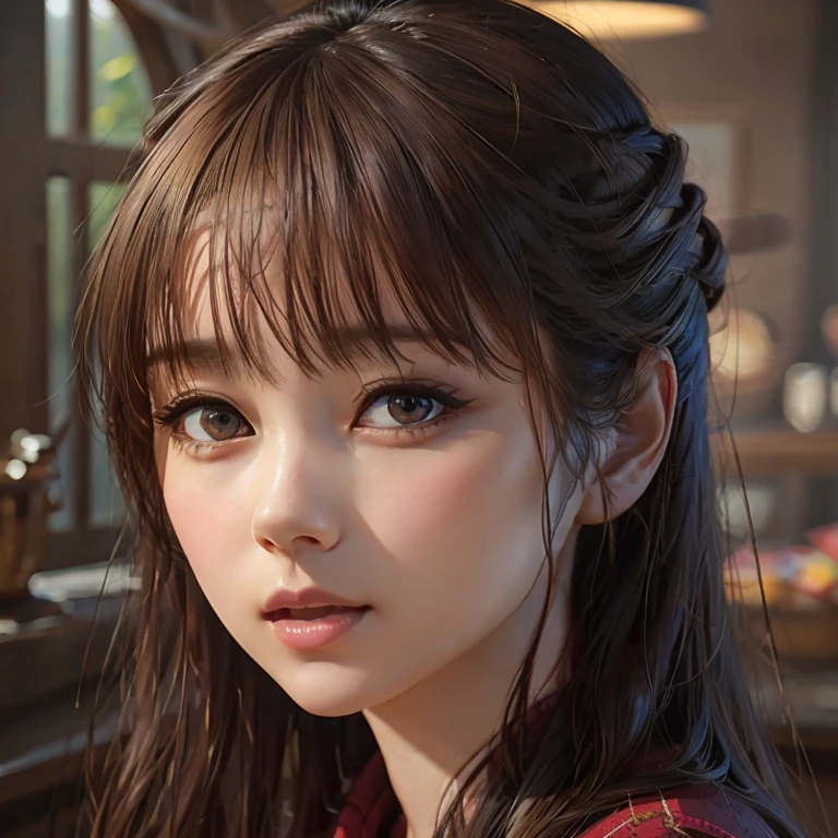 ((Highest quality)),(超High resolution),(Very detailed),(Detailed Description),((The best CG)),(masterpiece),Ultra-detailed art、(Highest quality、8K、32k、masterpiece)、(Realistic)、(Realistic:1.2)、(High resolution)、Very detailed、Very beautiful face and eyes、1 female、((Narrow eyes、Droopy eyes:1.4、fine grain))、Tight waist、Delicate body、(Highest quality、Attention to detail、Rich skin detail)、(Highest quality、8K、Oil paint:1.2)、Very detailed、(Realistic、Realistic:1.37)、Bright colors