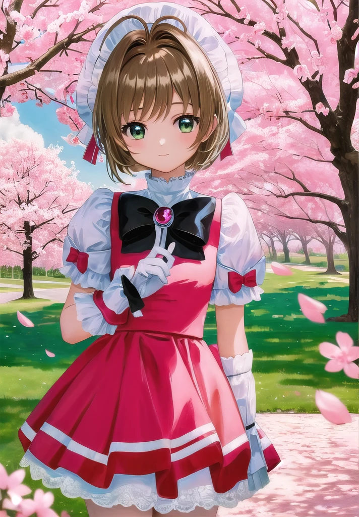 (masterpiece, Highest quality, detailed:1.3),(photograph:1.3), High Detail, 1 Girl,pretty girl、cute、View your viewers、Cardcaptor_cherry blossoms、 