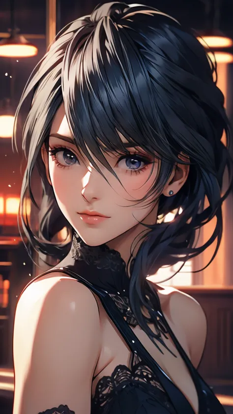 1 Female, Tamaki, hair between eyes, (detailed eyes:1.3), Female criminal