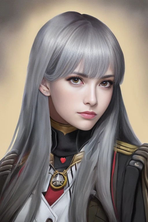 RAW Photos, ((((Extreme beauty portrait))), (Selvaria Bles, (Valkyria Chronicles) lora) woman, Are standing, straight, One girl (Full body, shot, looking at viewer), 