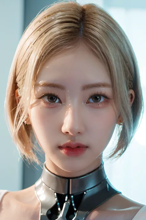 《The role of artificial intelligence》。（（（Virtual character design：Psychological counselor。miss，20 years old，white short hair，Exq...