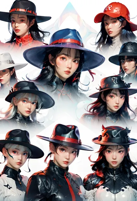 The Hats Have Eyes, different immersive, Unambiguously Biological, Yingtao, Yanjun Cheng, WLOP, artgerm, Ross Draws, James Jean ...