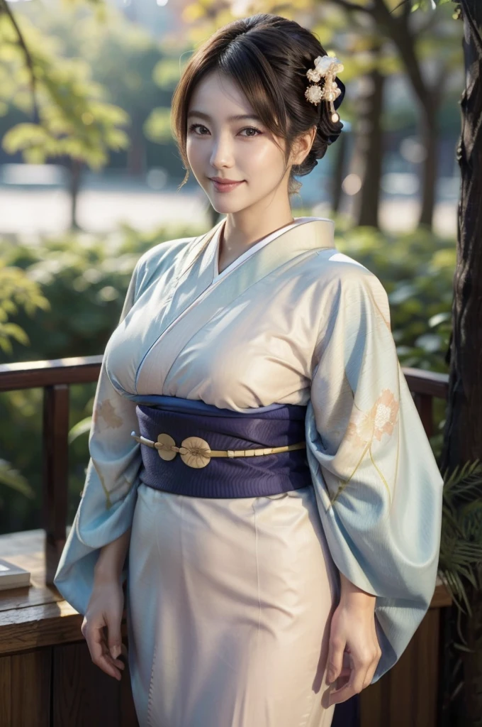 (chef-d&#39;œuvre, la plus haute qualité, Réaliste, haute résolution, photographier, :1.3), netteté, 1 jolie femme mature japonaise, 40 ans, modèle chaud, visage doux, yeux et pupilles très détaillés, Réaliste Skin, ((corps voluptueux)), encolure, cheveux très détaillés, Visage délicat, Regard sensuel, lèvres brillantes, lèvres potelées, lèvre naturelle, grosses cuisses épaisses, ((kimono:1.5)), ((tout le corps)), ((photo du corps entier:1.5)), regarder le spectateur, sourire, ((par le bas)), (((coiffures à la mode:1.2))), ((ornement de cheveux:1.2)), décor d&#39;automne, arbres et feuilles d&#39;automne