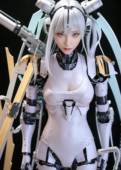 super detail, high detail, high quality, best quality, high resolution，1 female robot，beautiful female robot,beautiful clear fac...