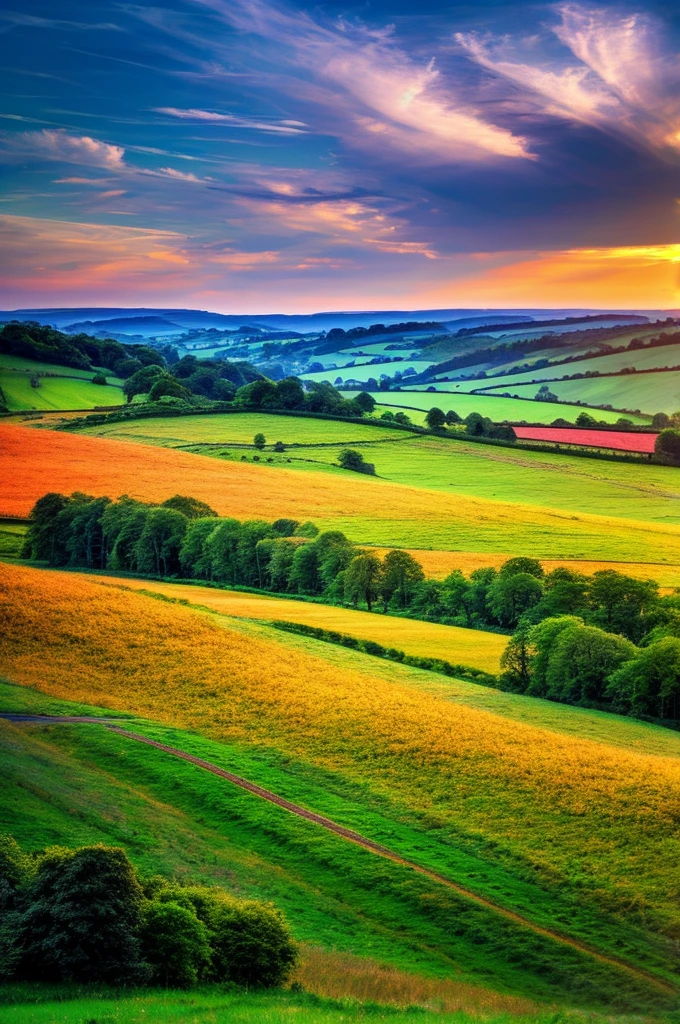 Paysage original，Ciel et nuages，Effet Tyndall，une route de campagne，Montgolfière colorée，Effet Tyndall，Effet Tyndall，fond d&#39;écran de haute qualité, forêt verdoyante, Propriétés détaillées du champ, belle campagne anglaise, Paysages magnifiques, collines, papier peint paysage, campagne luxuriante, Forêts vertes, Paysages magnifiques, champs verts en arrière-plan, papier peint de haute qualité, Beaux fonds d&#39;écran，ultra haute qualité，Ultra HD，Ultra haute résolution