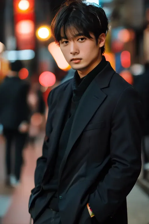 8k ultra hd, high quality , raw photos, professional photos , shot on a canon eos 5d , handsome、ryo yoshizawa