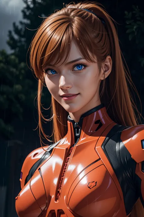 Evangelion,Asuka Langley,blue eyes,Plug Suit,Bodysuits,Interface Headset,赤いBodysuits,Ultra HD,super high quality,masterpiece,Dig...