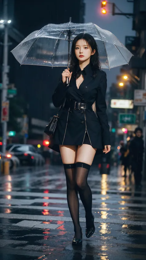 mix4,(8k, raw photo, best quality, masterpiece:1.2), (realistic, photo-realistic:1.37),1girl,cute,cityscape, night, rain, wet,pr...