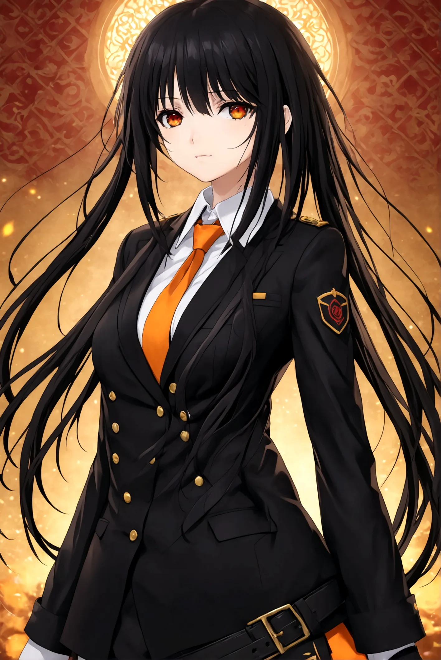 anime adaptation for this character, (masterpiece) , (best quality), (ultra hd), 4k, tokisaki kurumi, tokisaki kurumi, heterochr...