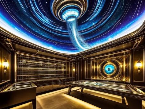 (((masterpiece))), (high quality),inside a ufo,a glittering, metallic, mechanical room,alien&#39;s room,