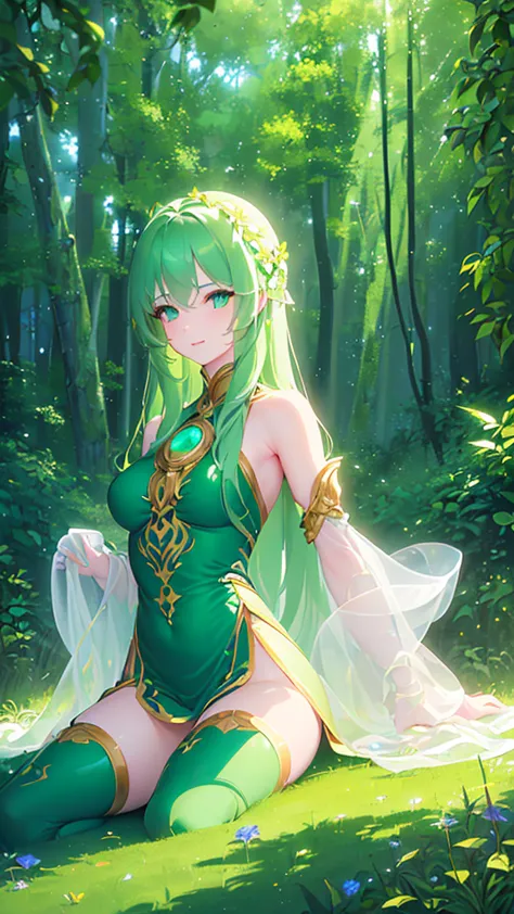 Name: Yui-ko
Element: VERDANTHIA
Description: The Nurturer, guardian of the Green Forest. A gentle, wise, and powerful being, ch...