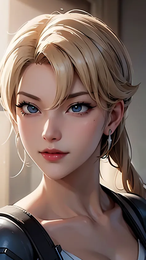 Mercy from Overwatch, character Portraiture, Portraiture, close, Concept Art, Intricate details, Very detailed, Mobius style