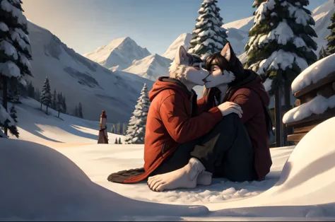 (((barefoot furry character, full body, cinematic setting, furry male, plantigrade))) (((1boy, 1girl)))

god i miss you like hel...