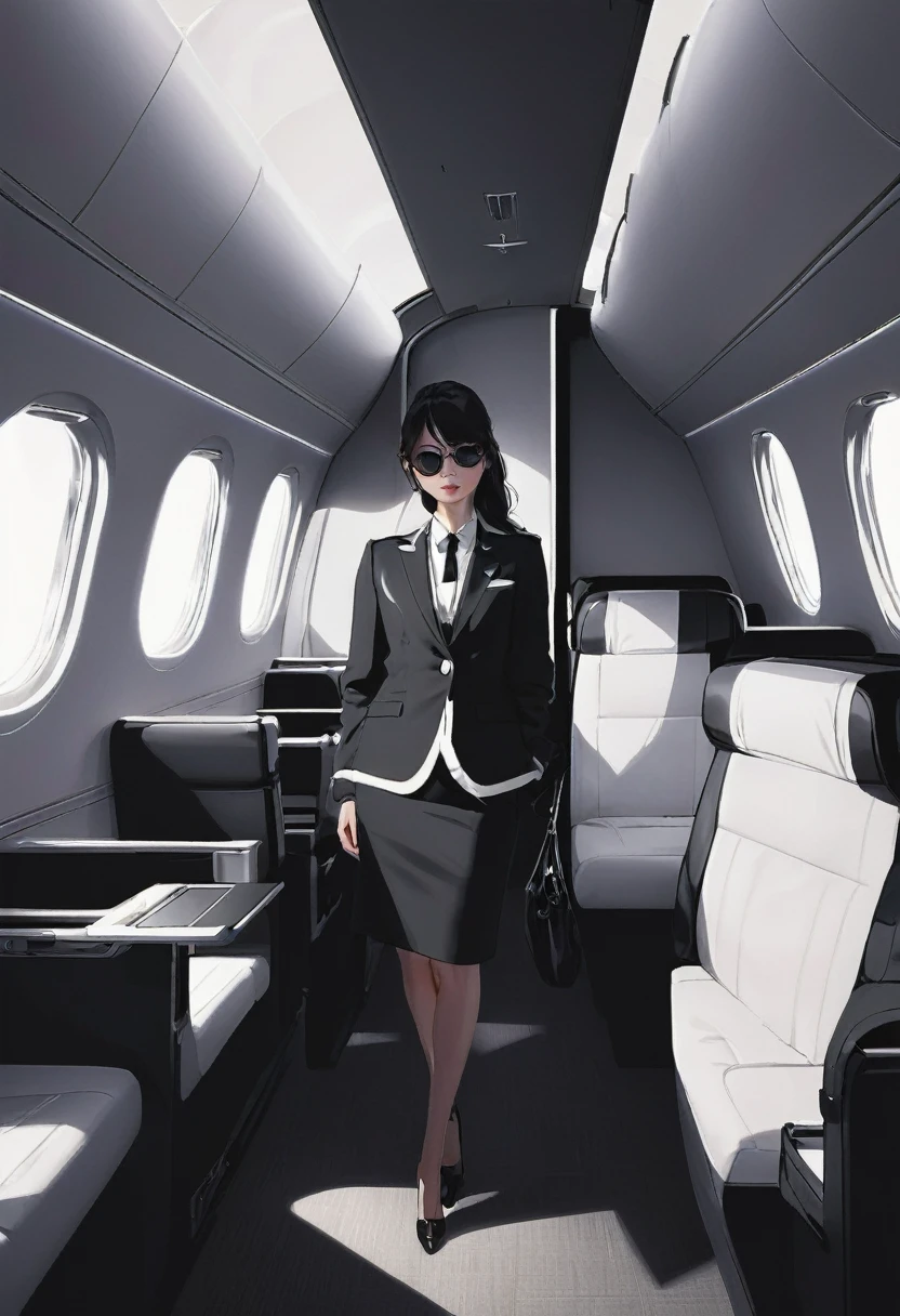 wallpapersv1, white airplane drawing, black style wallpapersv1, 8k