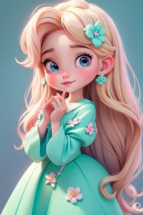 imagem de alta qualidade de uma boneca chibi talor swift: boneca chibi ,illustration,detalhes delicados,pose encantadora,lovely ...