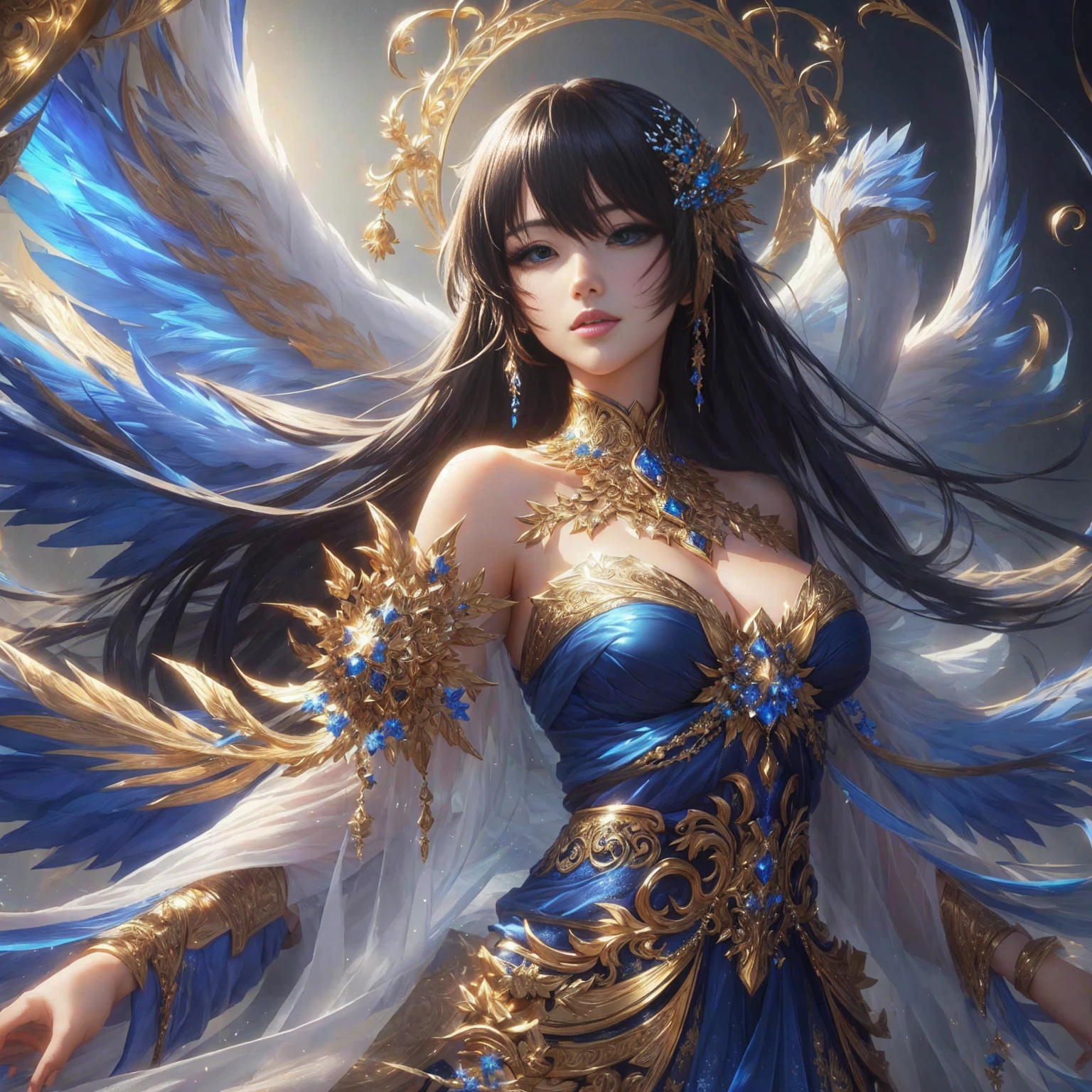 Beautiful woman, anime image