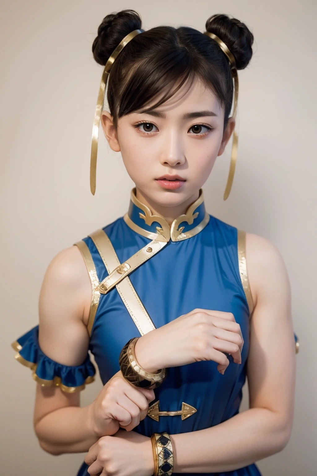 (A very cute 11-year-old girl、Chun-Li Cosplay、13 years old:))