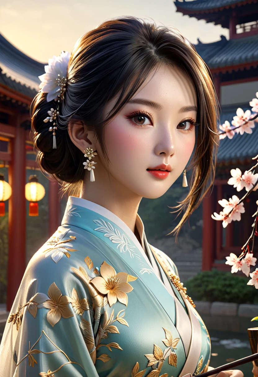 hlm lindaiyu 1girl beleza chinesa((melhor qualidade)), ((obra de arte))ultra alta resolução, (fotorrealista:1.4),Resolução 4K Detalhes faciais requintados