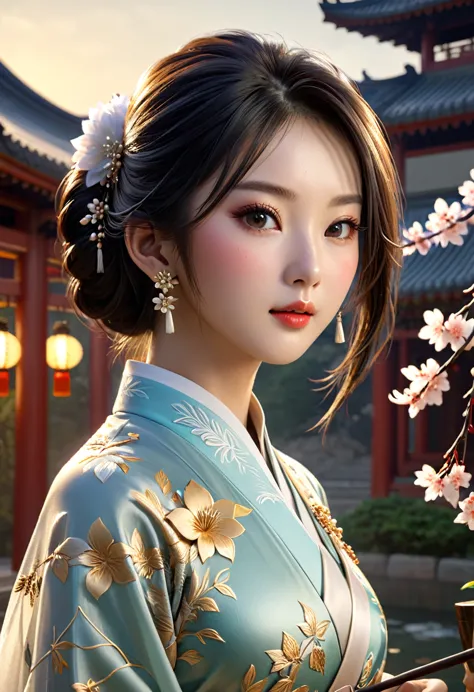 hlmlindaiyu1girlChinese beauty((best quality)), ((masterpiece))ltra high res, (photorealistic:1.4),4K resolutionExquisite ...